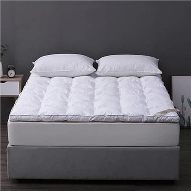Cotton Satin Simple Washable Mattress Topper