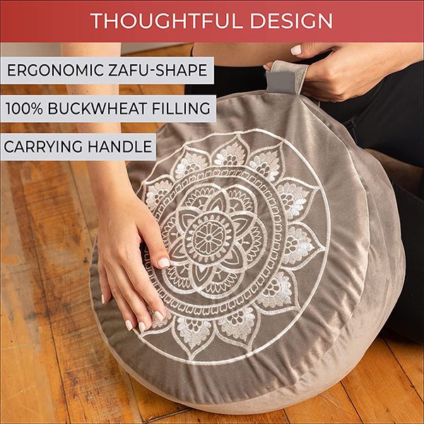 Meditation Pillow With Beautiful Velvet Cover